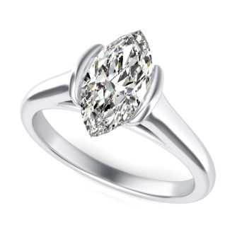 Cathedral Solitaire Engagement Ring