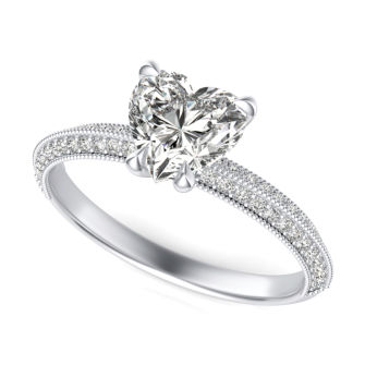 Knife Edge Engagement Ring
