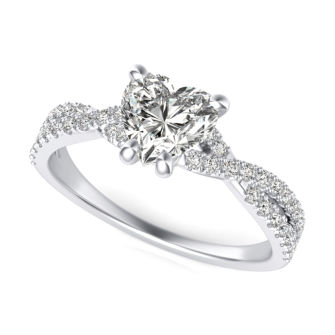 Twist Engagement Ring