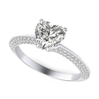 Knife Edge Engagement Ring