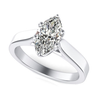 Trellis Cathedral Solitaire Engagement Ring