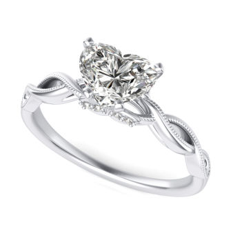 Twist Solitaire Ring