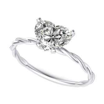 Twist Solitaire Ring