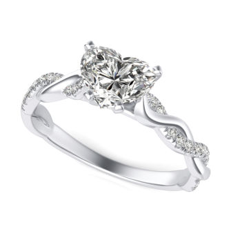 Twist Engagement Ring