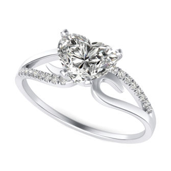Scroll Engagement Ring