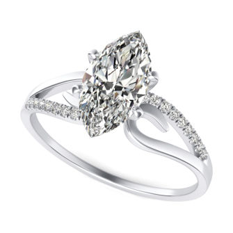 Scroll Engagement Ring