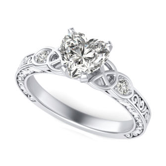 Filigree Engagement Ring