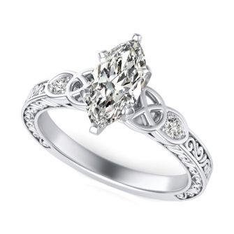 Filigree Engagement Ring