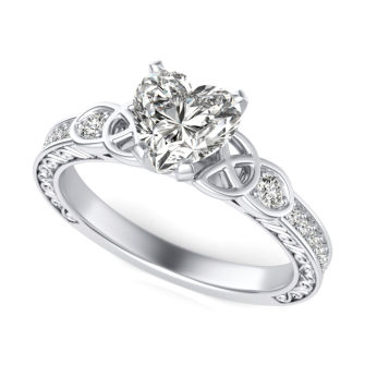 Filigree Engagement Ring