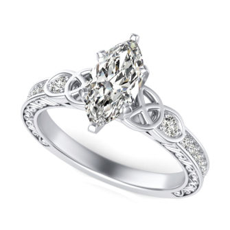 Filigree Engagement Ring