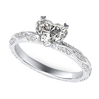 Alexis Pave Eternity Engagement Ring
